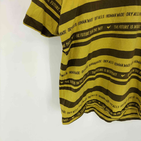 ヒューマンメイド HUMAN MADE 25ss Striped T-Shirt Yellow メンズ JPN:XL