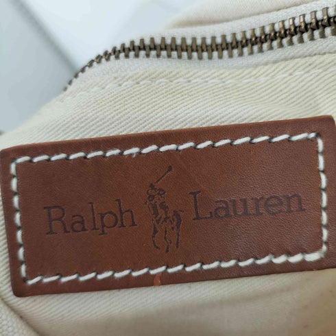 ラルフローレン RALPH LAUREN ポロ イラスト キャンバス地 ショルダーバッグ メンズ