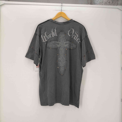 Blac Label ロゴ 刺繍 両面 プリント Tシャツ Y2K メンズ 2X