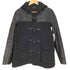 セオリー theory lamb leather cashmere カシミヤ混 ラムレザー トグルボタン ダッフルコート レディース S