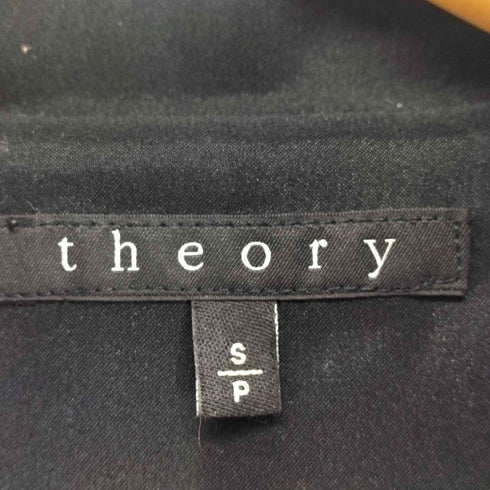 セオリー theory lamb leather cashmere カシミヤ混 ラムレザー トグルボタン ダッフルコート レディース S