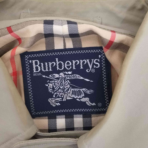 バーバリーズ BURBERRYS 裏地ノバチェック 比翼ステンカラーコート メンズ