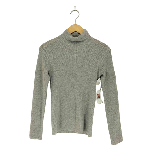 ラウンジドレス Loungedress CASHMERE 100% カシミヤ タートルネックリブニットセーター レディース FREE