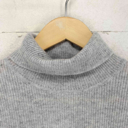 ラウンジドレス Loungedress CASHMERE 100% カシミヤ タートルネックリブニットセーター レディース FREE