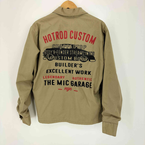 シアーズ Sears 60s WORK’N LEISURE デカ五角形 TALONジップ HOTROD CUSTOM プリント ワークジャケット メンズ