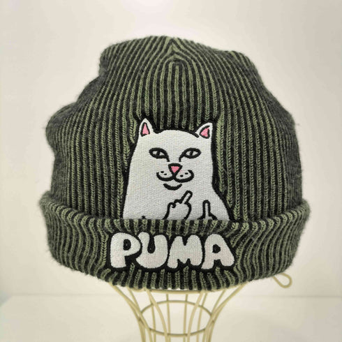 プーマ PUMA 23AW キャラクター デザイン 刺繍 ビーニー メンズ