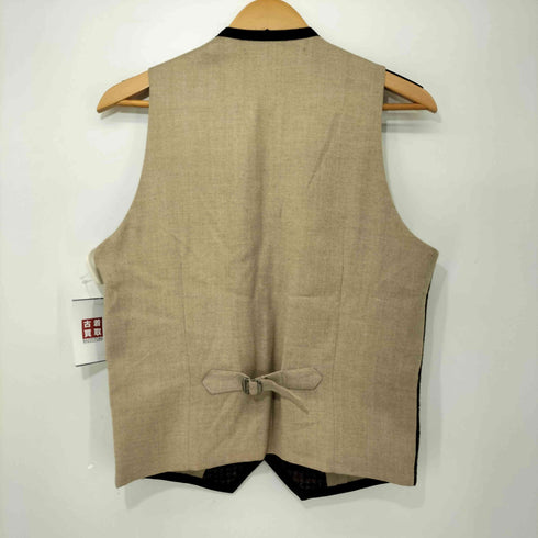 ミツミネ MITSUMINE HARRIS TWEED ウール チェック ベスト メンズ JPN:M