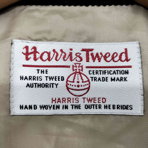 ミツミネ MITSUMINE HARRIS TWEED ウール チェック ベスト メンズ JPN:M