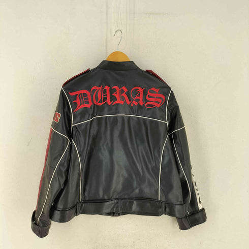 デュラス DURAS フェイクレザー レーシングジャケット メンズ FREE