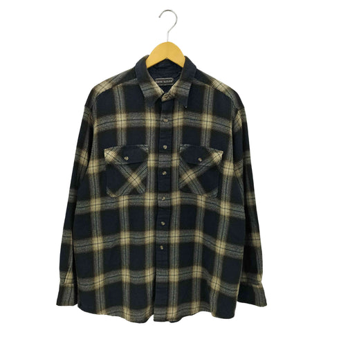 DAVID TAYLOR 90s タータンチェック ロングスリーブシャツ メンズ