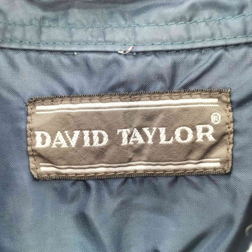DAVID TAYLOR 90s タータンチェック ロングスリーブシャツ メンズ