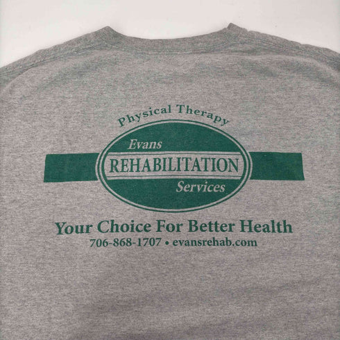 Hanes ボディ REHABILITATION 両面 プリント Tシャツ メンズ import:XL