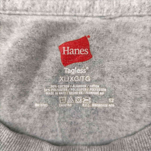 Hanes ボディ REHABILITATION 両面 プリント Tシャツ メンズ import:XL