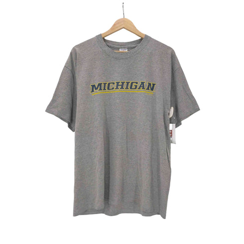 ジャージーズ JERZEES MICHIGAN プリント 霜降り Tシャツ メンズ import:XL
