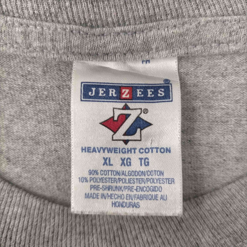ジャージーズ JERZEES MICHIGAN プリント 霜降り Tシャツ メンズ import:XL