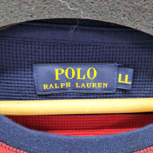 ポロラルフローレン POLO RALPH LAUREN ミニポニー 刺繍 ボーダー サーマル メンズ LL