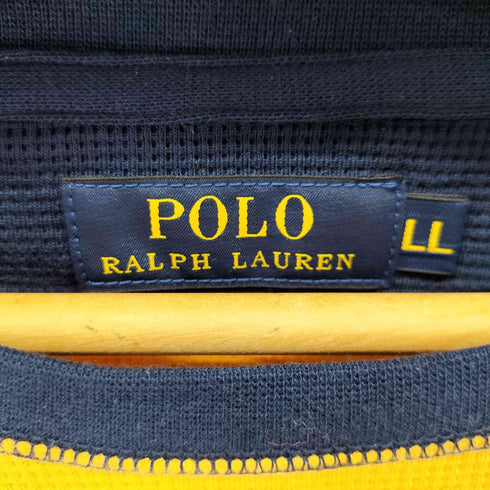 ポロラルフローレン POLO RALPH LAUREN ミニポニー 刺繍 ボーダー サーマル メンズ LL