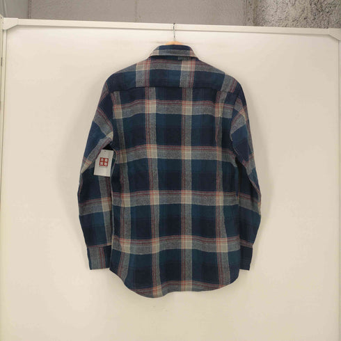 ペンフィールド Penfield 90S 襟芯 両フラップ ウール ナイロン L/S フランネル チェック シャツ メンズ import:M