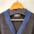 ダブルアールエルラルフローレン RRL RALPH LAUREN VARSITY INDIGO V-NECK CARDIGAN メンズ import:XL