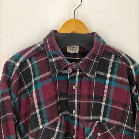 ファイブブラザー FIVE BROTHER 90S ヘビー フランネル L/S チェック シャツ メンズ TALLMAN 3XL