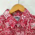 レインスプーナー Reyn Spooner ハワイ製 コットンポリ ボタンダウン アロハシャツ メンズ import:L
