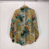ciani 花柄 ニュースペーパー 総柄 L/S シルク シャツ メンズ import:L