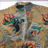 ciani 花柄 ニュースペーパー 総柄 L/S シルク シャツ メンズ import:L