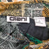 ciani 花柄 ニュースペーパー 総柄 L/S シルク シャツ メンズ import:L