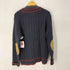 トミーヒルフィガー TOMMY HILFIGER カレッジロゴワッペン ウール混 Vネック ニットセーター メンズ import:L
