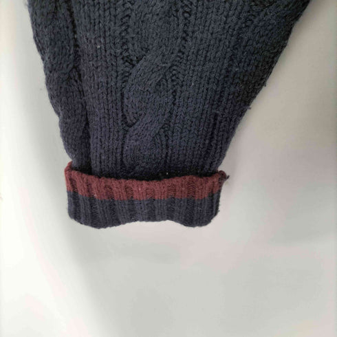 トミーヒルフィガー TOMMY HILFIGER カレッジロゴワッペン ウール混 Vネック ニットセーター メンズ import:L