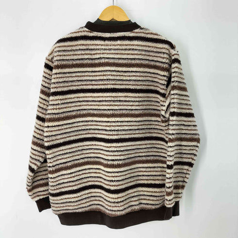ビームスプラス BEAMS+ ボーダー ボアフリース クルーネック メンズ JPN:L