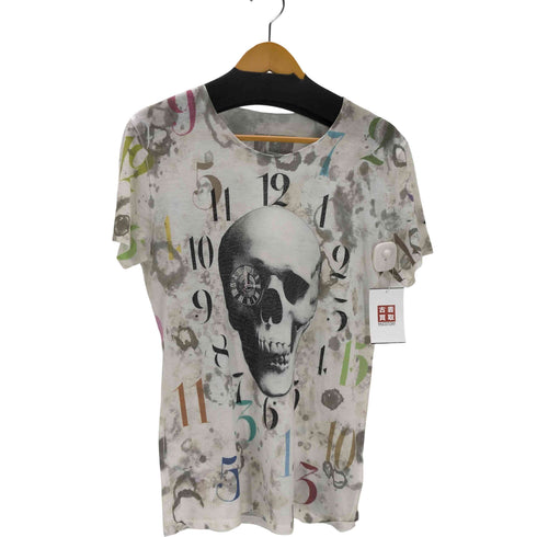 maxsix スカル ドクロ 時計 プリント タイダイ Tシャツ Y2K メンズ JPN:L