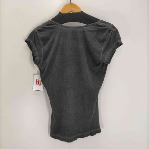 ディーゼル DIESEL スカルローズ プリント Uネック Tシャツ Y2K レディース