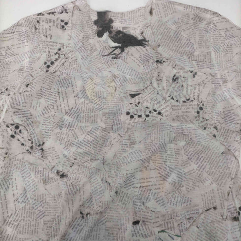 maxsix ペーパー ベア プリント Tシャツ Y2K メンズ JPN:M