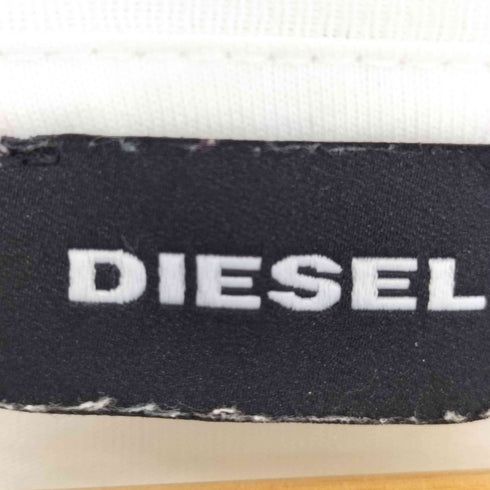 ディーゼル DIESEL ハンドサイン グラフィックプリント 半袖クルーネックTシャツ メンズ import:M