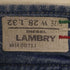 ディーゼル DIESEL LAMBRY ダメージ加工 ローライズ ボタンフライ フレア デニム メンズ W28/L32