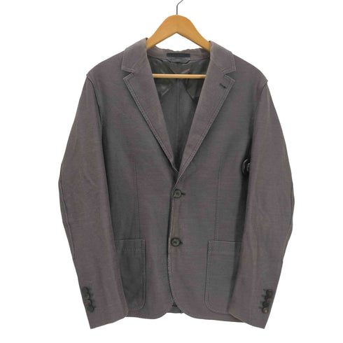 ランバン LANVIN コロネット期 ブラッシュウール アンコン テーラード ジャケット メンズ EUR:44
