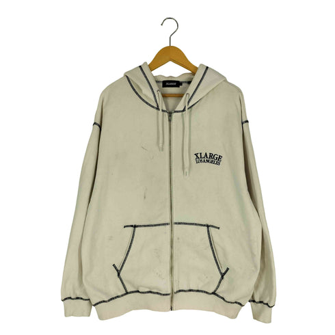 エクストララージ XLARGE CONTRAST STITCH ZIP HOODED SWEATSHIRT メンズ import:L