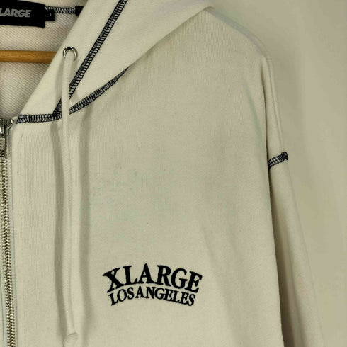 エクストララージ XLARGE CONTRAST STITCH ZIP HOODED SWEATSHIRT メンズ import:L
