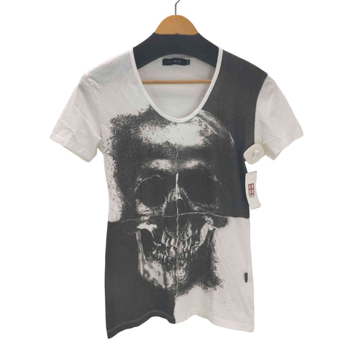 シヴァーライズ CIVARIZE 18SS Hate スカルバイカラー Tシャツ メンズ JPN:44