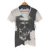 シヴァーライズ CIVARIZE 18SS Hate スカルバイカラー Tシャツ メンズ JPN:44