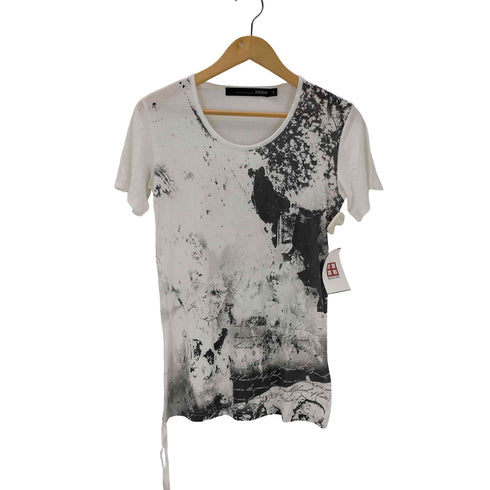 シュリセル SCHLUSSEL 総柄 プリント Tシャツ Y2K メンズ JPN:2