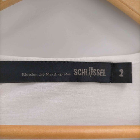 シュリセル SCHLUSSEL 総柄 プリント Tシャツ Y2K メンズ JPN:2