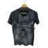 ロエン Roen sublimation スカル プリント Vネック Tシャツ Y2K メンズ JPN:M