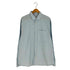 ザラ ZARA コットンリネン ストライプ レギュラーカラーシャツ メンズ import:M