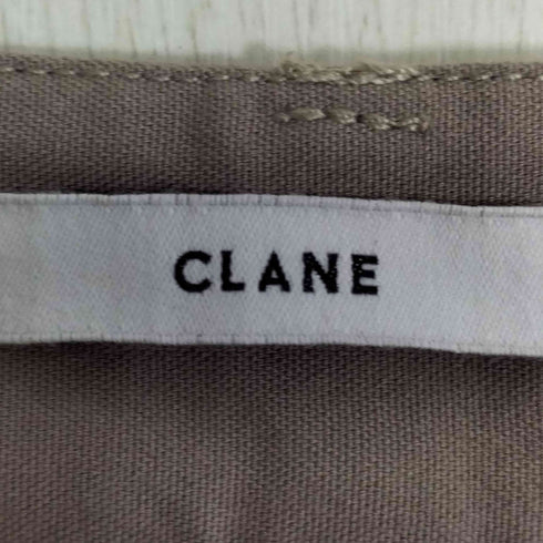 クラネ CLANE 後ろスリット タックパンツ レディース JPN:1
