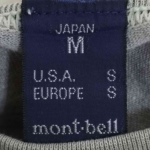 モンベル mont bell WIC.コットン ロングスリーブTシャツ メンズ JPN:M
