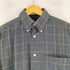 オービス ORVIS 00S チェック柄 コットン100 L/S BDシャツ メンズ import:M