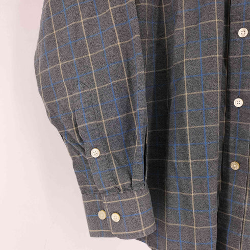 オービス ORVIS 00S チェック柄 コットン100 L/S BDシャツ メンズ import:M