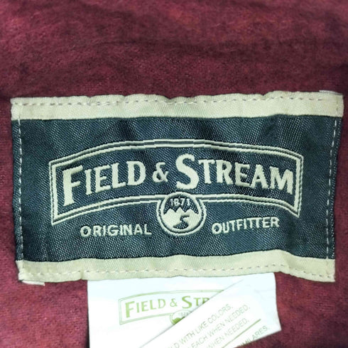 FIELD&STREAM 00S フランネルシャツ メンズ import:L